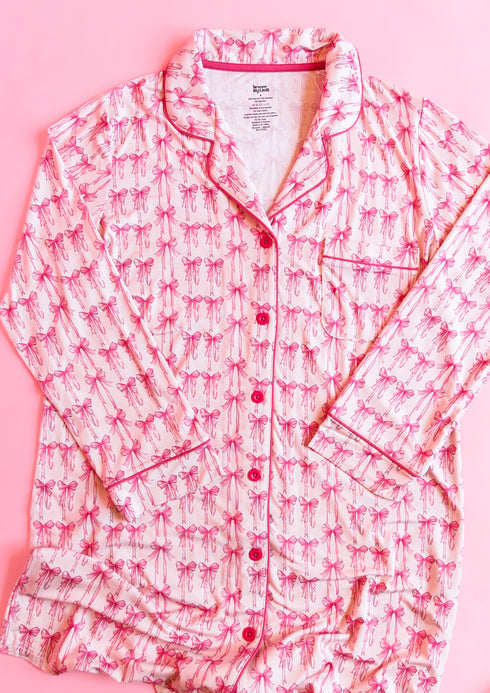 bow-cute-womens-dream-gown Dream-Big-Little-Co-pajama-baby-blanket