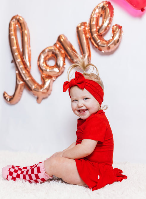 red-rib-dream-bodysuit-dress Dream-Big-Little-Co-pajama-baby-blanket