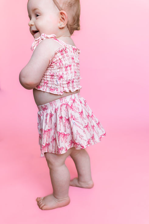 bow-cute-dream-smocked-skort-set Dream-Big-Little-Co-pajama-baby-blanket