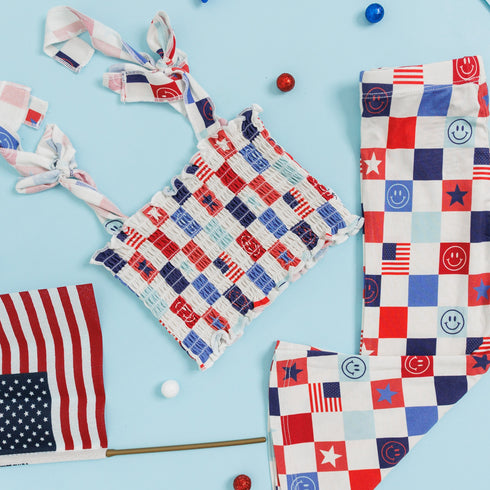 home-of-the-free-checkers-dream-smocked-flare-set Dream-Big-Little-Co-pajama-baby-blanket