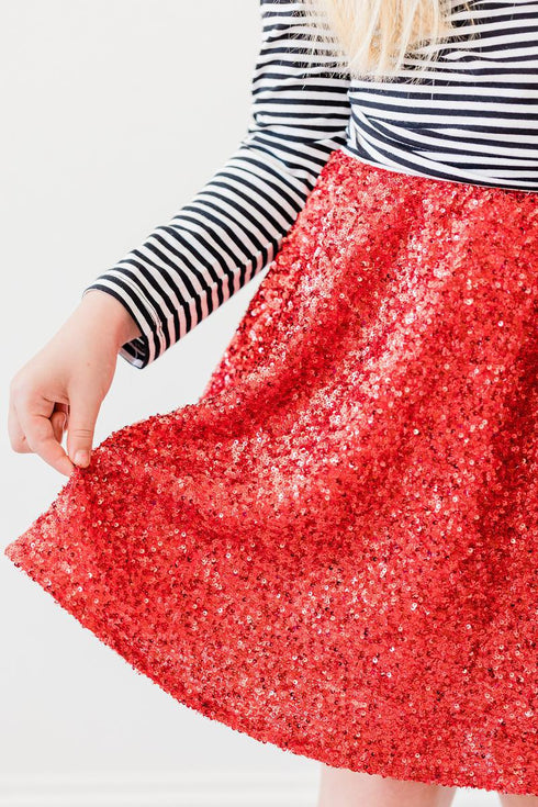 red-sequin-twirl-skort Mila & Rose at Sophia's Style--45846--5