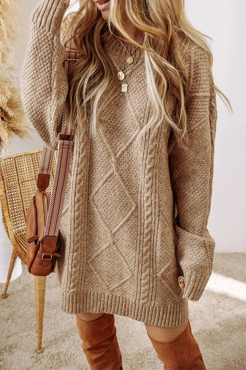 cable-knit-round-neck-sweater-dress-1-Sophia's Style-14