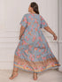 plus-size-printed-tie-neck-flutter-sleeve-maxi-dress-2 OhSoStyled - Sophia's Style-5