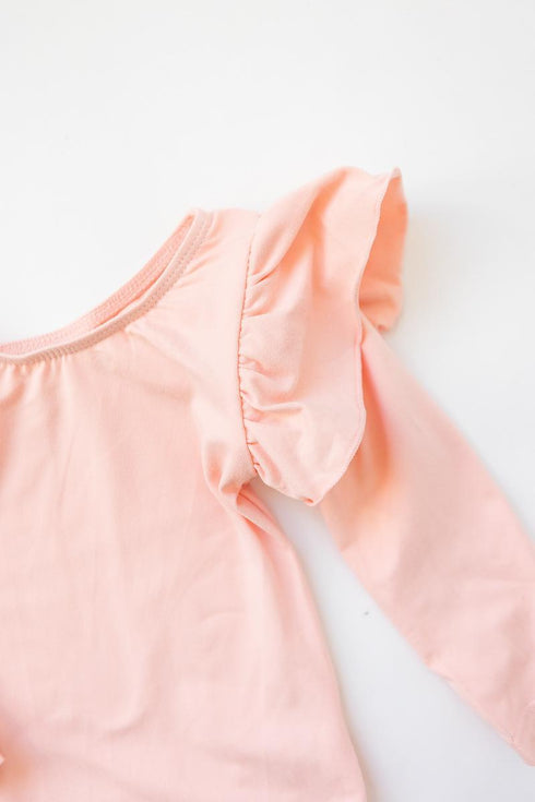 peach-l-s-flutter-sleeve-leotard Mila & Rose - Sophia's Style--12-24M--2