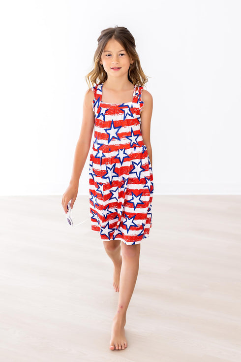 stars-stripes-ruffle-cross-back-dress Mila & Rose - Sophia's Style--3T--2