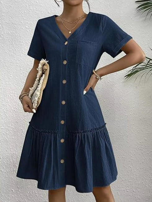 full-size-button-front-short-sleeve-tiered-dress-plus-size-OhSoStyled-Sophia's-Style-21