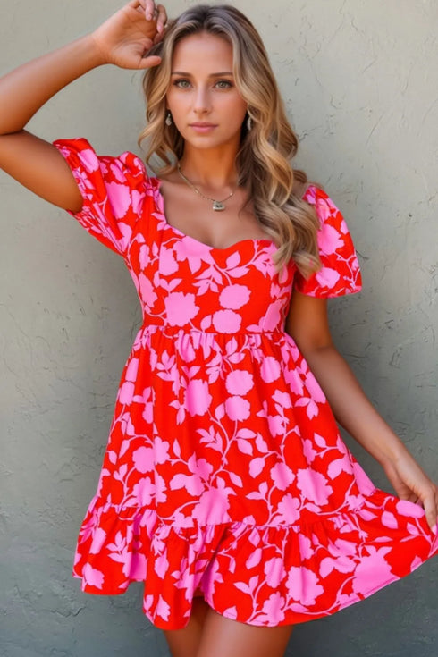 floral-puff-sleeve-sweetheart-neck-ruffled-mini-dress OhSoStyled at Sophia's Style-1
