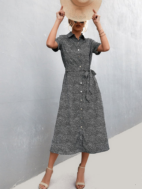 printed-tie-waist-short-sleeve-shirt-dress OhSoStyled - Sophia's Style-5