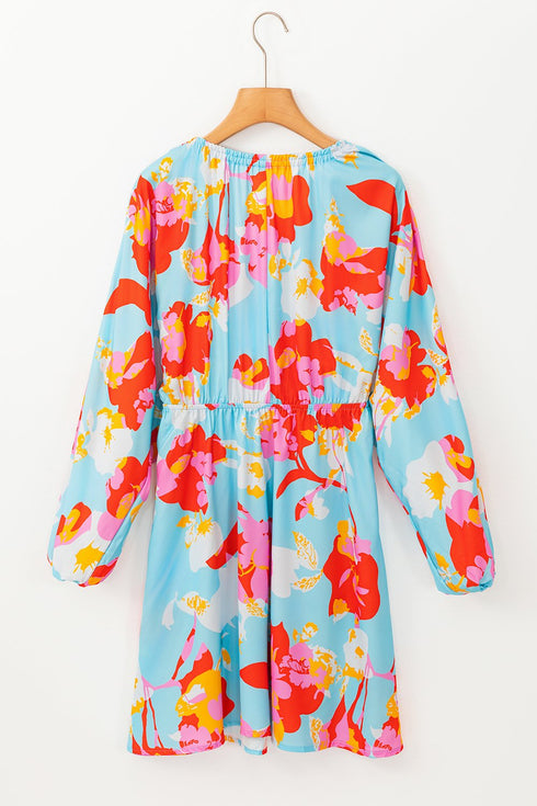 floral-bracelet-sleeve-empire-waist-mini-dress OhSoStyled - Sophia's Style-8