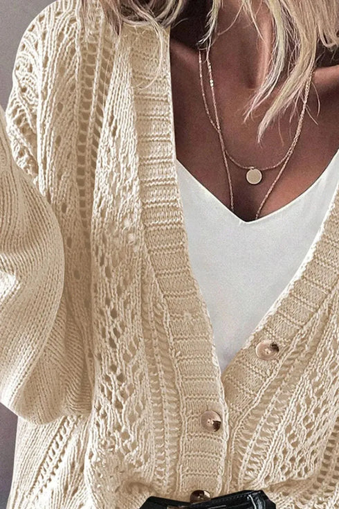 openwork-button-up-long-sleeve-cardigan-Sophia's Style-8