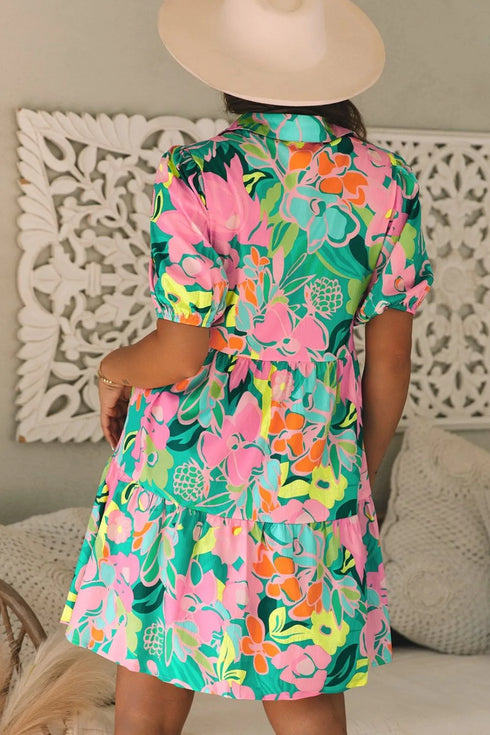 button-down-floral-puff-sleeve-babydoll-dress OhSoStyled at Sophia's Style-8