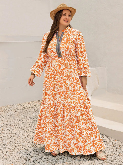plus-size-boho-floral-print-maxi-dress-OhSoStyled-Sophia's-Style-8