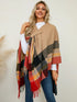 fringe-contrast-plaid-poncho-Sophia's Style-1