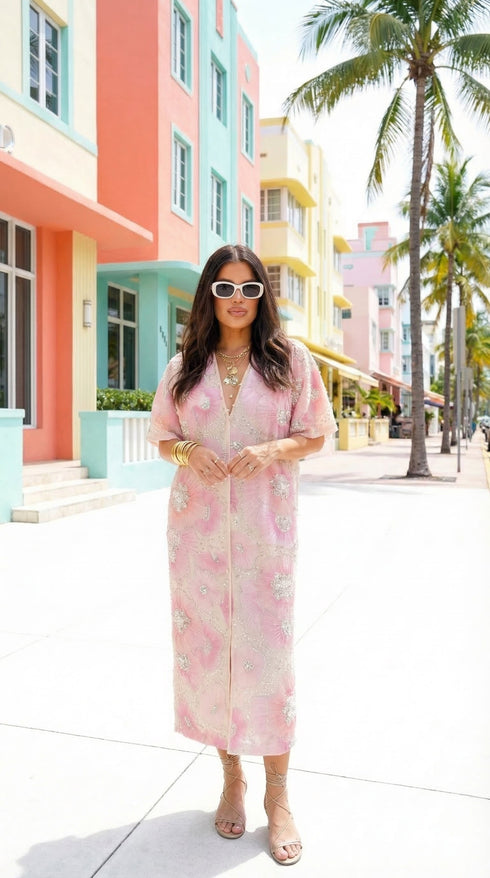 she-she-sequin-midi-dress-blush-sophias-styleApparel & Accessories > Clothing > Dresses > Long Dresses-1