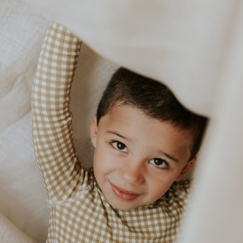 the-printed-short-sleeve-tee-golden-gingham Lovely Littles - Sophia's Style-2