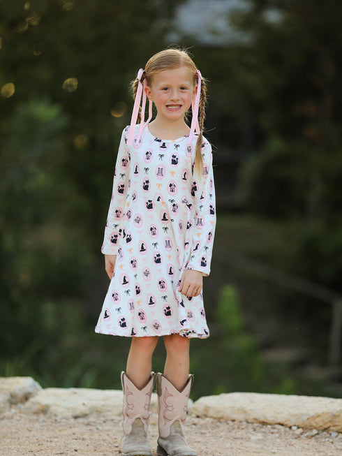 halloween-vintage-cameo-print-girls-twirl-dress-sophias-style-2