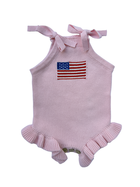 Americana Frills Romper