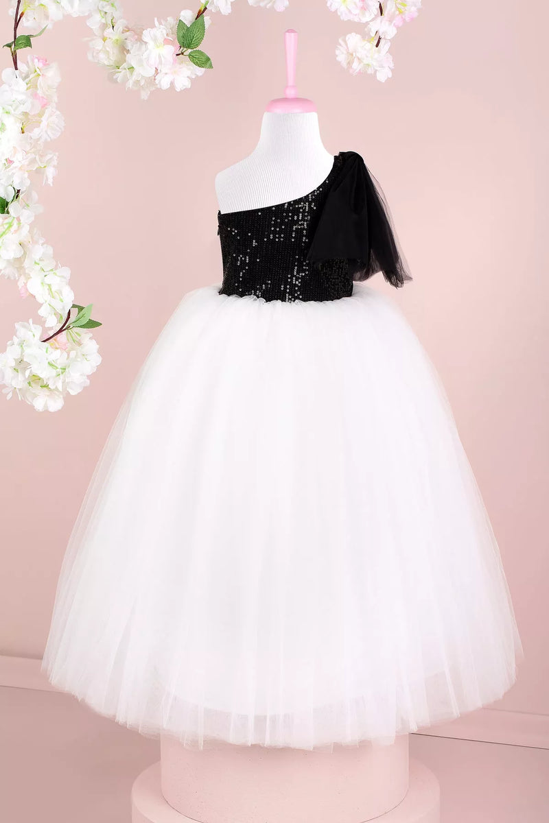Amy Black & White Party Dress – SophiasStyle.com