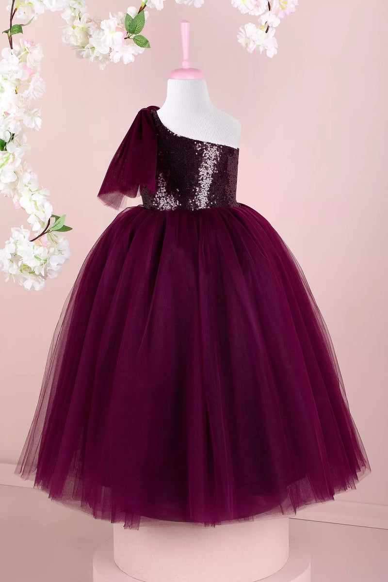 violet party dress Open-Back Short Beaded Purple Party Dress