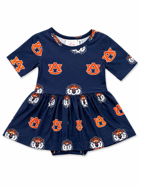 auburn-blue-aubie-3-4-sleeve-twirl-bodysuit-sophias-styleTwirl Bodysuit - 3/4 Sleeve-1