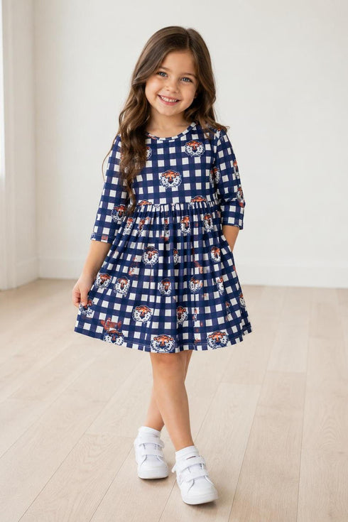 auburn-plaid-aubie-3-4-sleeve-pocket-twirl-dress-sophias-style-5