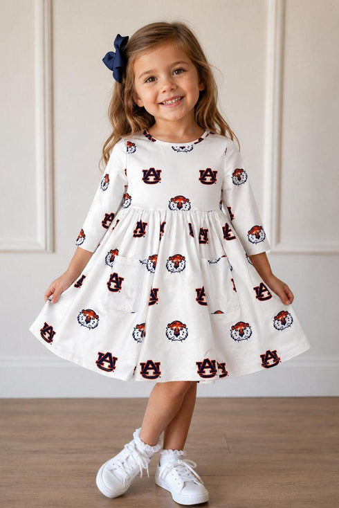 auburn-white-aubie-3-4-sleeve-pocket-twirl-dress-sophias-style-4