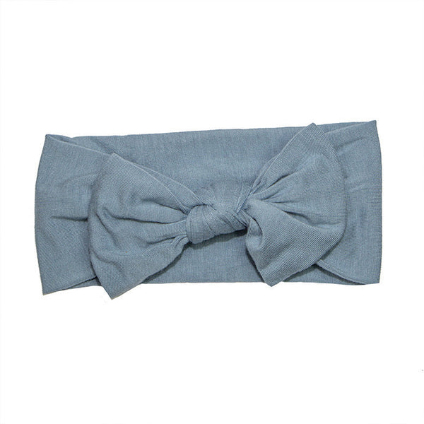 bow-headband-ocean-blue Presley Couture at Sophia's Style-Headbands-1