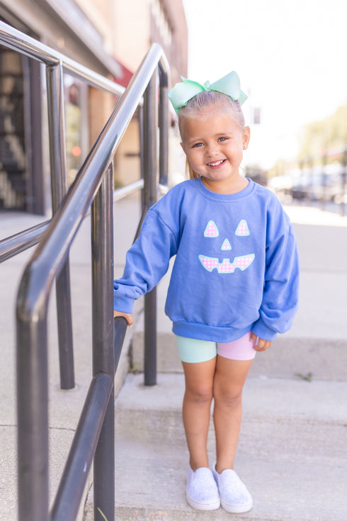 pastel-gingham-jack-o-lantern-crewneck-sweatshirt-or-romper Sophia's Style-13