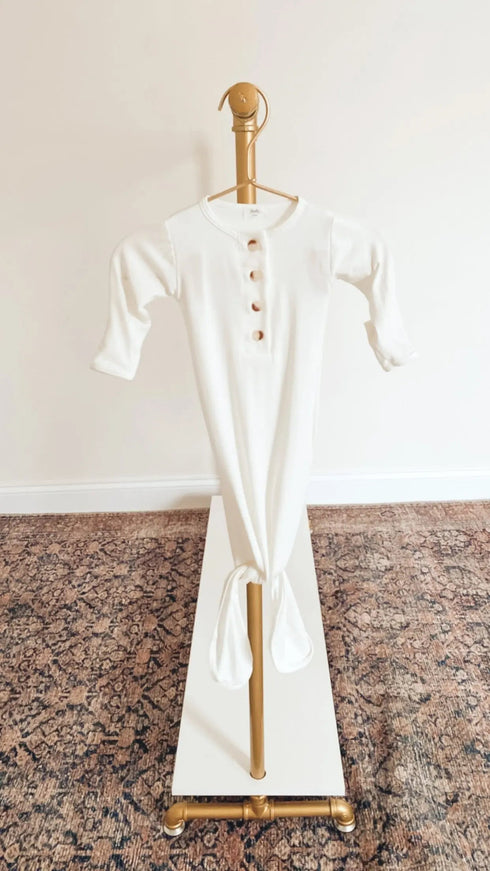 baby-gowns-newborn-gowns-preemie-baby-clothes-white-Sophia's Style-4