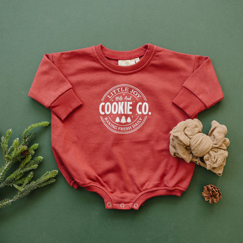 little-joy-cookie-co-christmas-sweatshirt-romper Sophia's Style-2