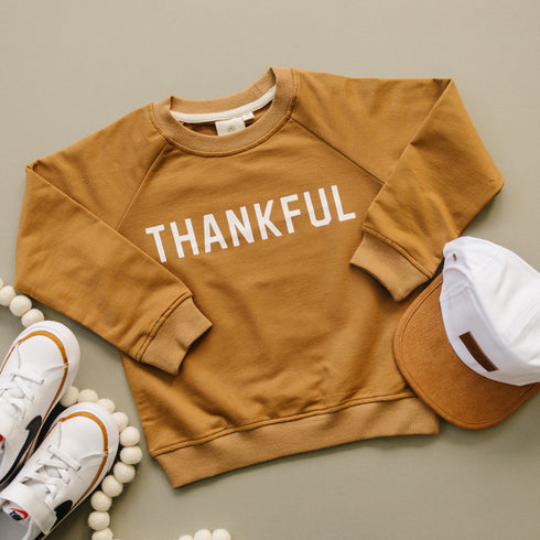 thankful-organic-cotton-crewneck-sweatshirt-cream-or-brown Sophia's Style-3