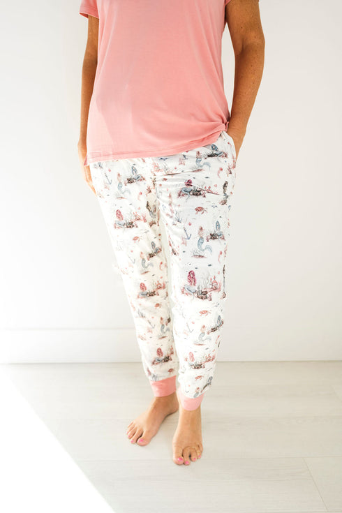 mermaid-cove-womens-jogger-pants Big Dreams Little Jammie Session Sophia's Style-1
