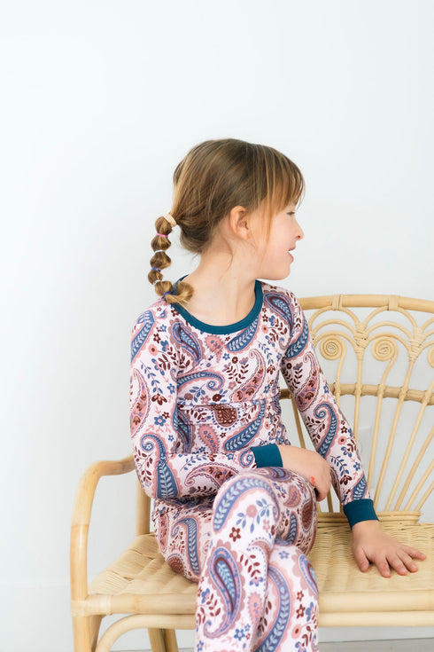 pretty-in-paisley-long-sleeve-pjs Big Dreams Little Jammie Session Sophia's Style-5