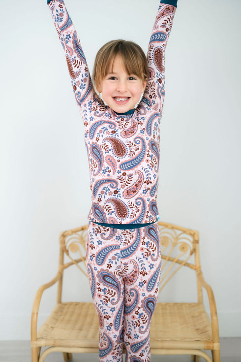 pretty-in-paisley-long-sleeve-pjs Big Dreams Little Jammie Session Sophia's Style-2