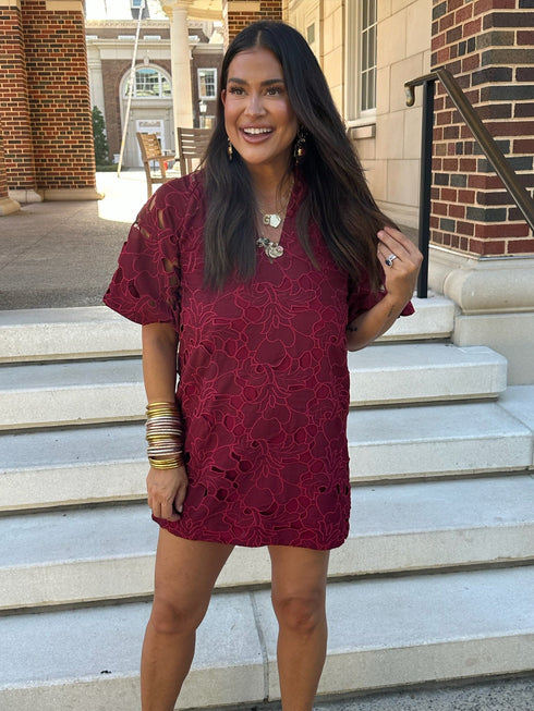 lulu-short-sleeve-mini-caftan-ruby Sophia's Style-5