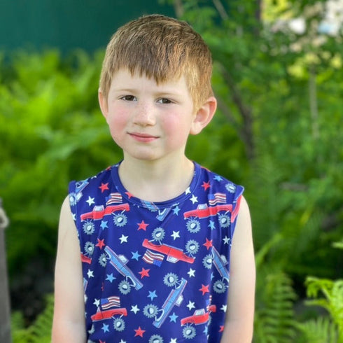 usa-monster-truck-muscle-tank-just-for-littles®️ - Sophia's Style -3