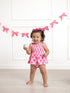 baby-girl-pink-baseball-bow-print-romper-summer-outfit-Sophia's Style-2