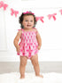 baby-girl-pink-baseball-bow-print-romper-summer-outfit-Sophia's StyleRomper-1