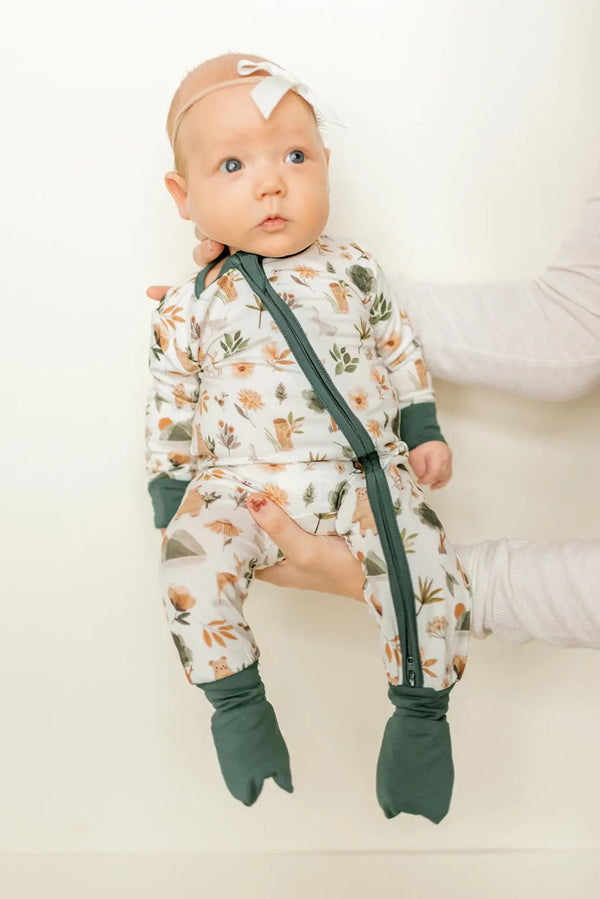 bamboo-baby-clothes-convertible-jumpsuit-0-3-months-forest-Sophia's Style-1