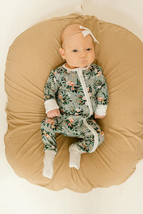 bamboo-baby-clothes-convertible-jumpsuit-0-3-months-botanical-Sophia's Style-5