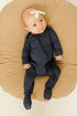 bamboo-baby-clothes-convertible-jumpsuit-0-3-months-navy-blue-Sophia's Style-2