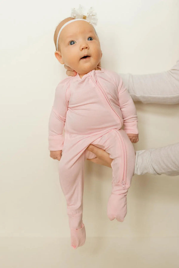 bamboo-baby-clothes-convertible-jumpsuit-0-3-months-baby-pink-Sophia's Style-1