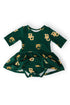baylor-green-bear-3-4-sleeve-twirl-bodysuit-Sophia's Style-2