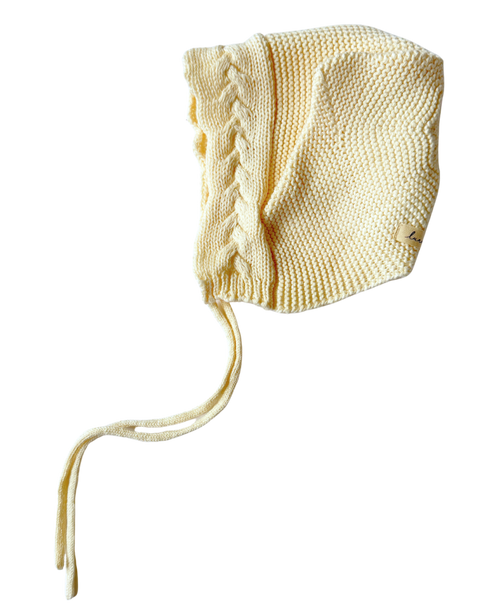 Baby Bear Bonnet - Cream