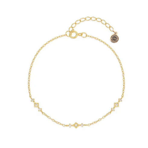 belissa-dainty-chain-link-bracelet-with-cubic-zirconia-accents-Sophia's StyleBracelets-1