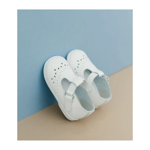 Zapatos de moda Mary Jane con diseño de ojales marrones para bebés y niñas, talla 1-7