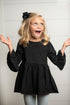 black-ruffle-shirt-adorable-sweetness-sophias-styleTops-1