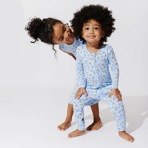 milk-and-cookies-blue-bamboo-convertible-footie-bellabu-bear - Sophia's Style -8