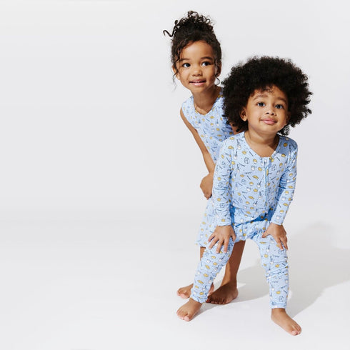 milk-and-cookies-blue-bamboo-convertible-footie-bellabu-bear - Sophia's Style -3