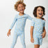 milk-cookies-blue-bamboo-kids-pajama-short-set-bellabu-bear - Sophia's Style -3